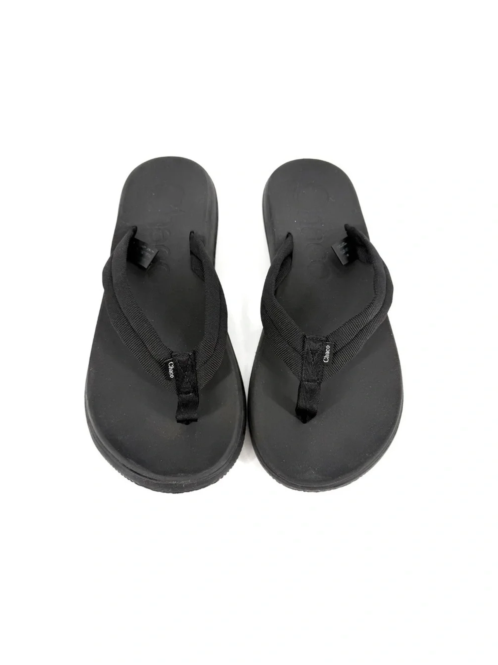 Chaco Chillos Flip Flop Sandals Mens Size 11 Black Casual Beach Vacation